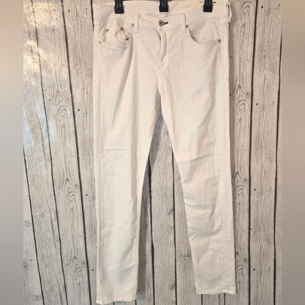 Rag & Bone Jeans Womens 32 White The Dre Skinny Denim Pants